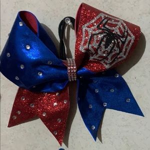 Spider-Man cheer bow